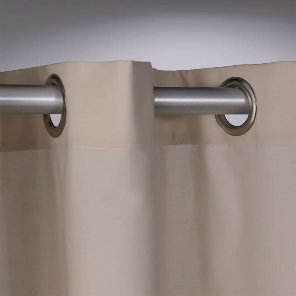 Zeehondenhuid douchegordijn coloris 180x200 cm ecru