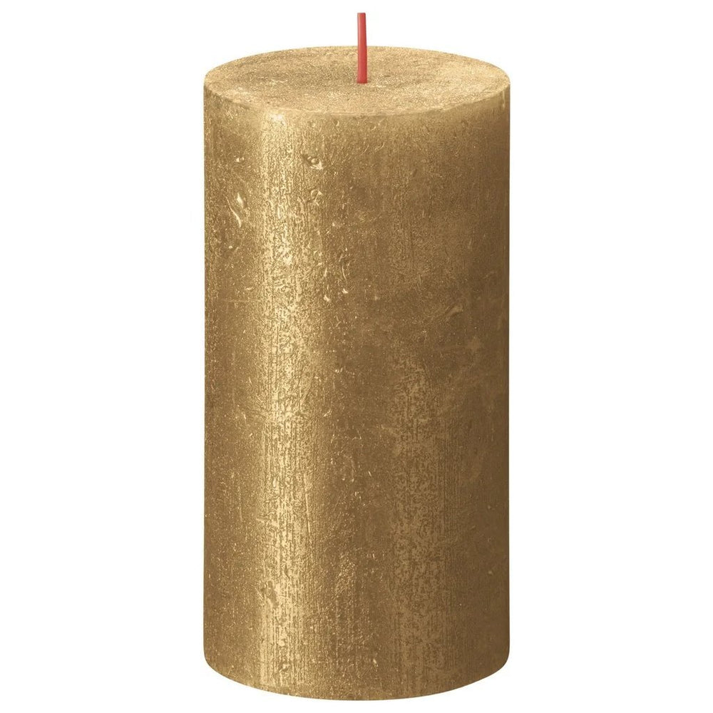 Bolsius Bolsius Stompkaars Shimmer 13x6,8 cm Goud