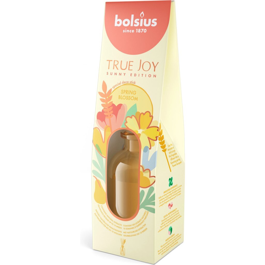 Bolsius geurstokjes true joy lentebloesem 80 ml