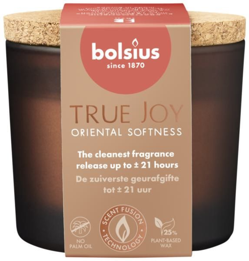 Bolsius true joy geurglas 66 8 - oriental softness