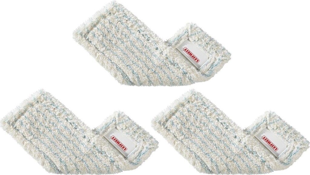 Leifheit profi overtrek vloerwisser xl 42 cm gevouwen cotton plus set van 4