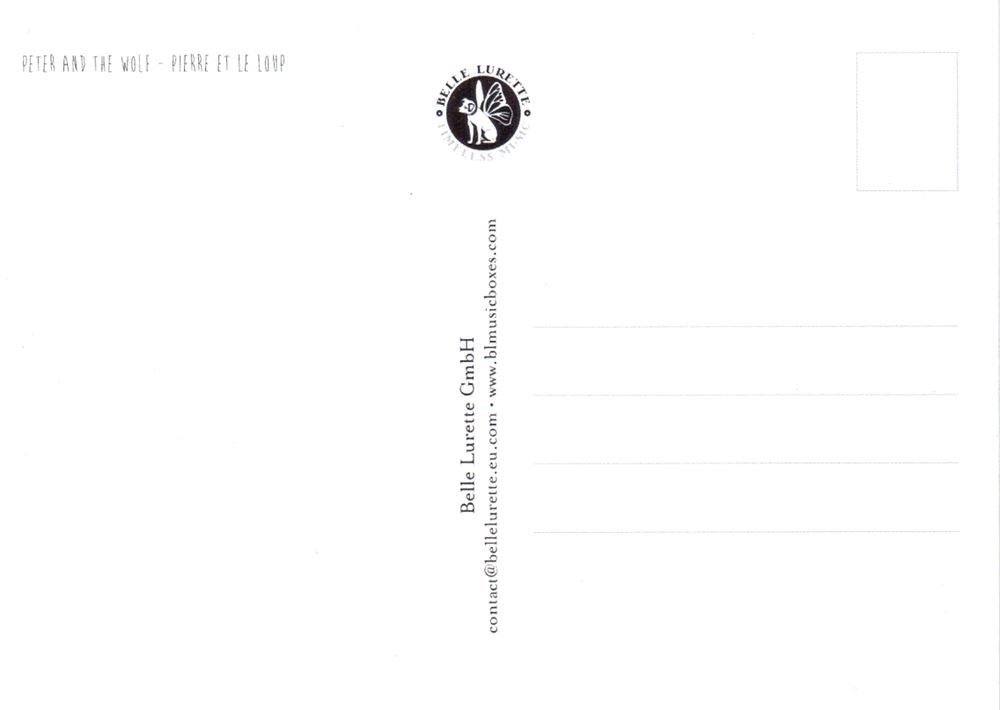 Prentbriefkaart cd05: peter the w 6 st
