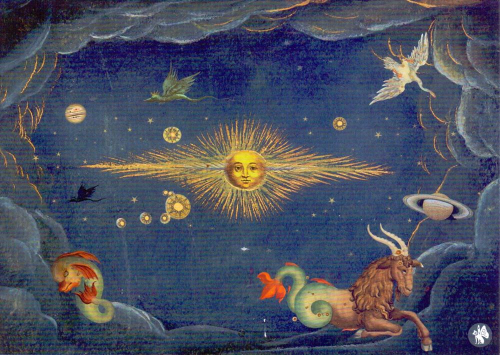 Prentbriefkaart cd06: constellation 6 st