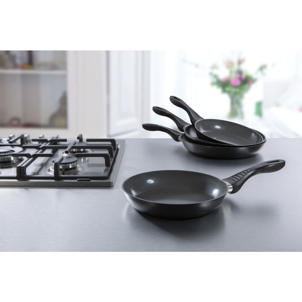 BK BK Easy Basic Ceramic Koekenpan 24 cm Zwart