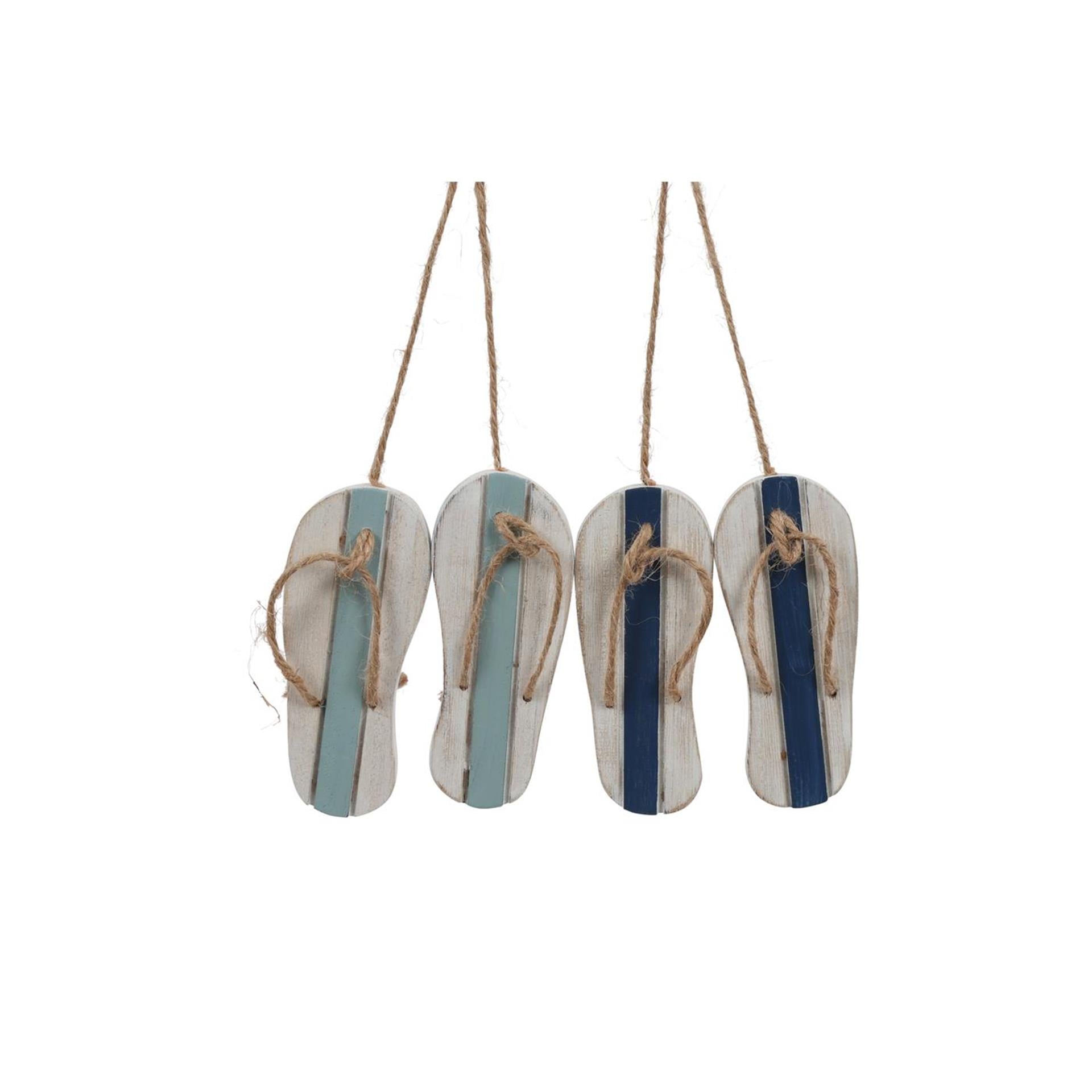 Countryfield hanger sandalen naturel wit 10x8cm