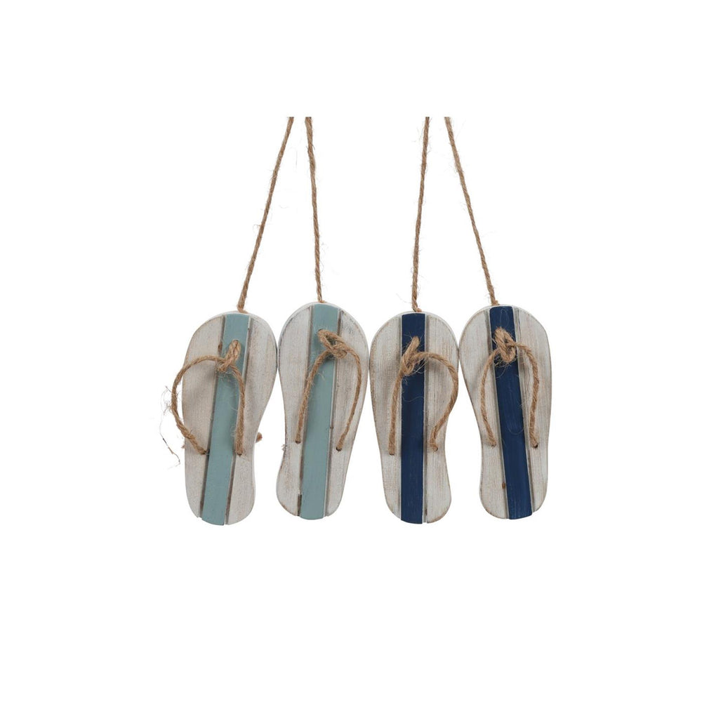 Countryfield hanger sandalen naturel wit 10x8cm