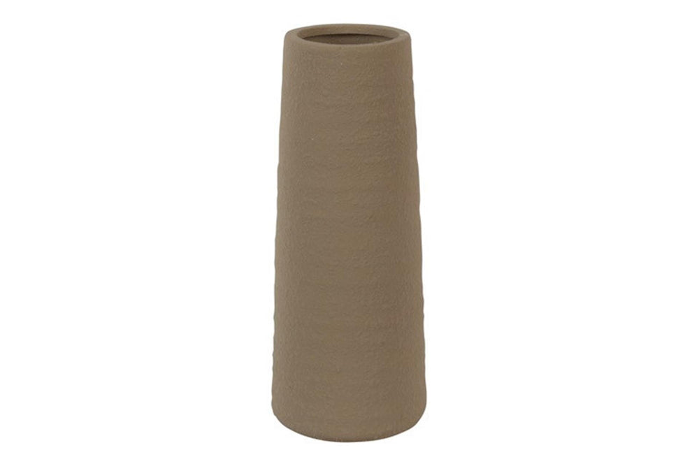 Countryfield vaas ro nohr m beige 11,5x11,5xh28cm