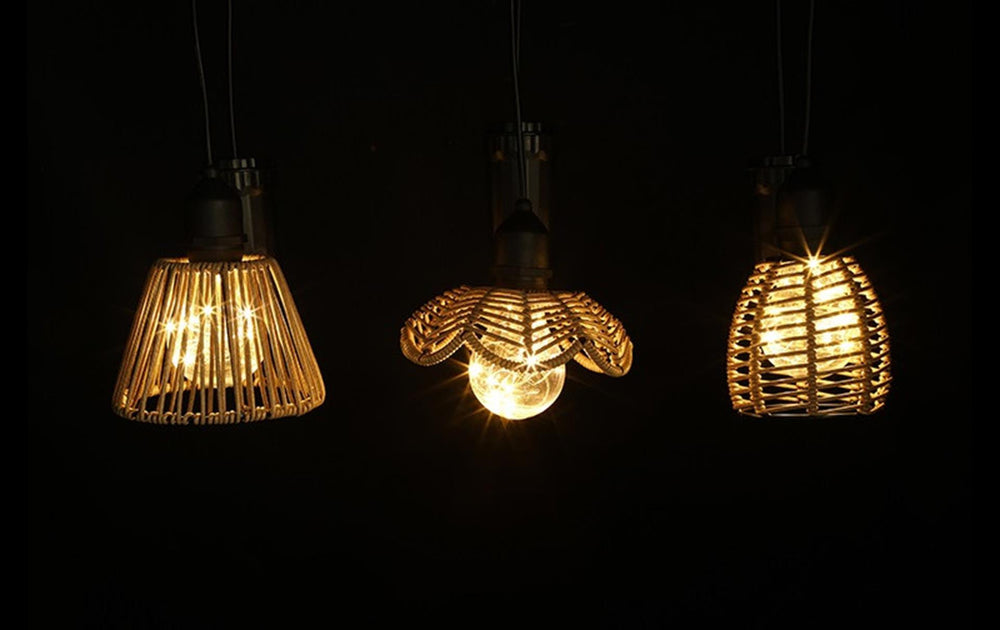 Countryfield led hanglamp onora bruin 3 assorti 4,5x9x16cm