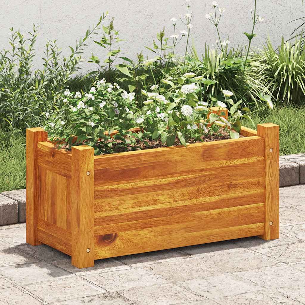 Vidaxl plantenbak 50x25x25 cm acaciahout