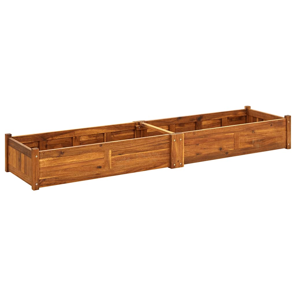 Vidaxl plantenbak 200x50x25 cm acaciahout