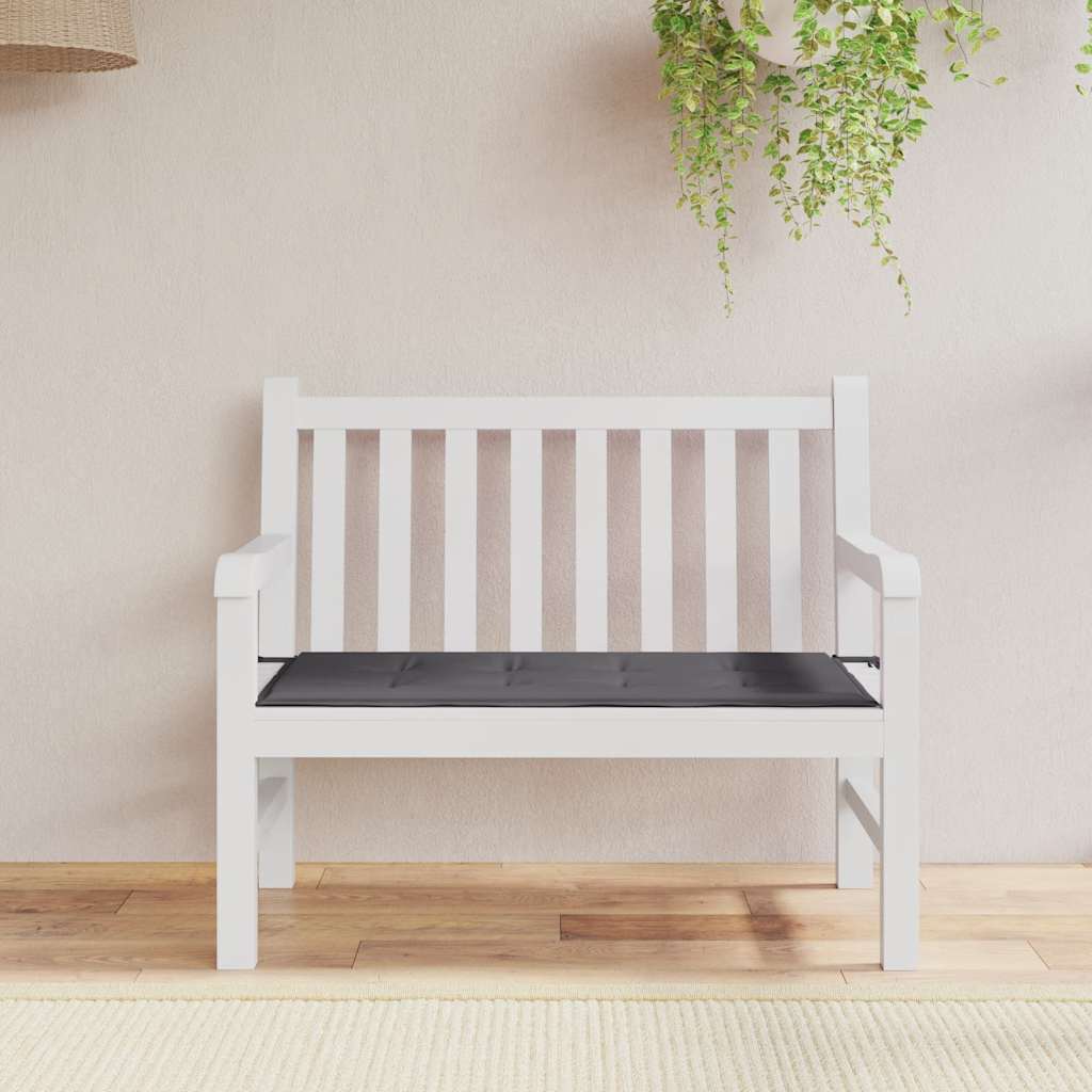 Vidaxl tuinbankkussen 120x50x3 cm oxford stof antracietkleurig