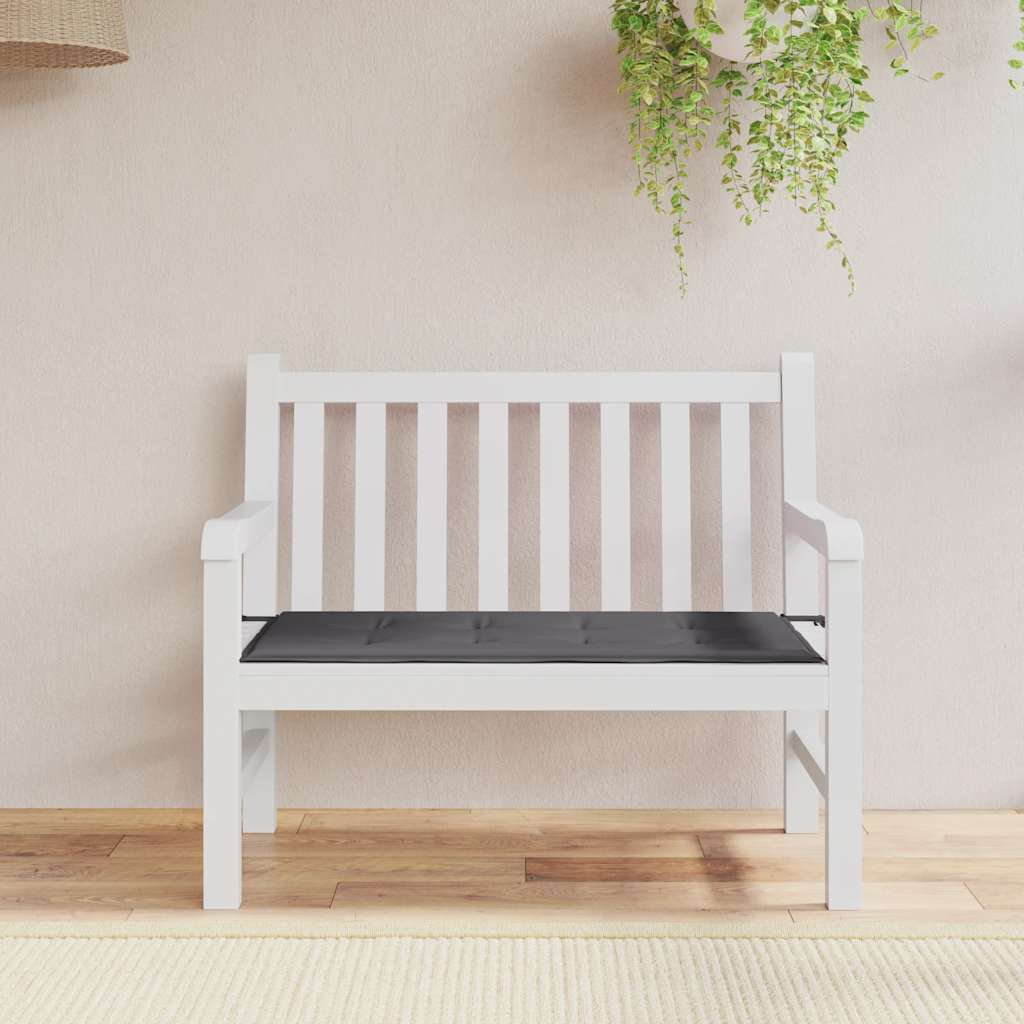 Vidaxl tuinbankkussen 120x50x4 cm oxford stof antracietkleurig