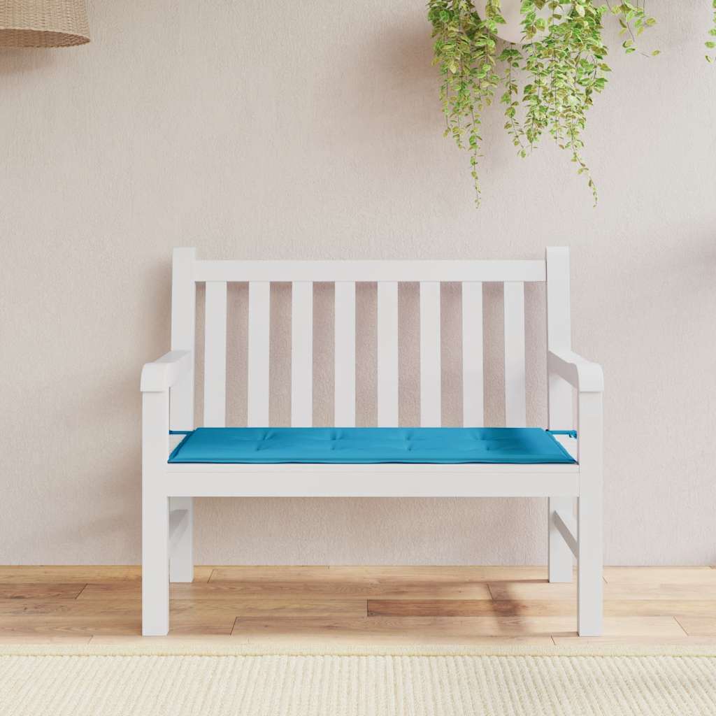 Vidaxl tuinbankkussen 120x50x3 cm oxford stof blauw