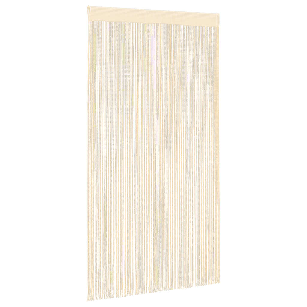 Vidaxl draadgordijnen 100x250 cm crème 2 st
