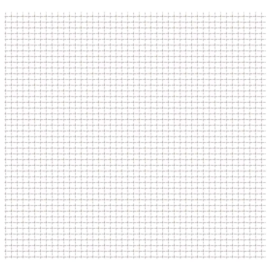 Vidaxl draadhek geweven gaas 100x85 cm 11x11x2 mm roestvrij staal