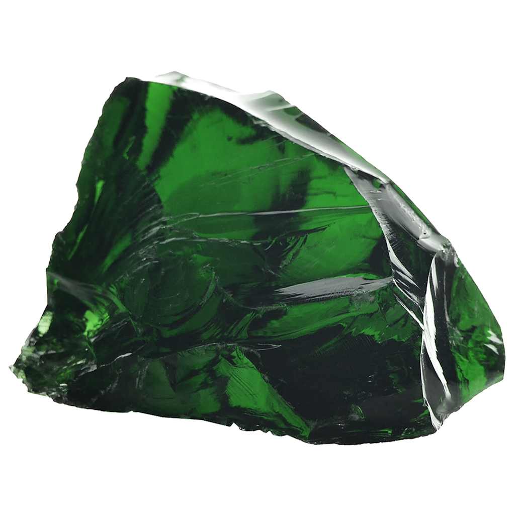 Vidaxl schanskorf stenen 25 kg groen 60-120 mm glas