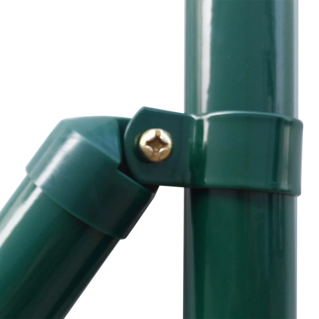 Vidaxl euro hek 10x1,2m staal groen