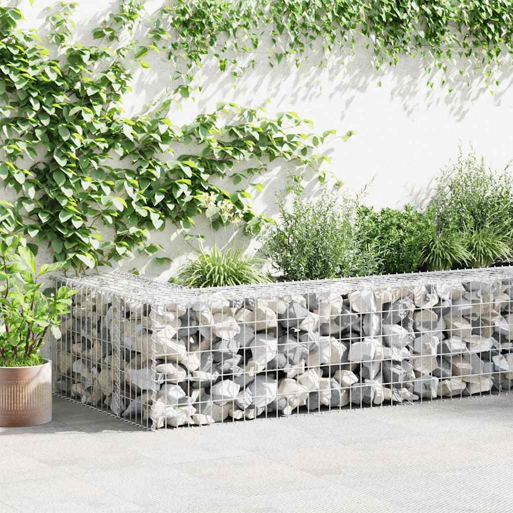 Vidaxl schanskorf 100x50x50 cm gegalvaniseerd staal