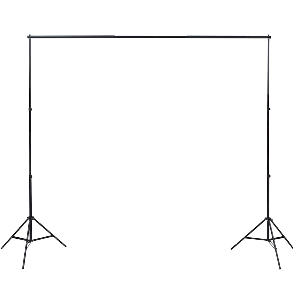 Vidaxl fotostudio set met 5 gekleurde achtergronden 2 paraplu's
