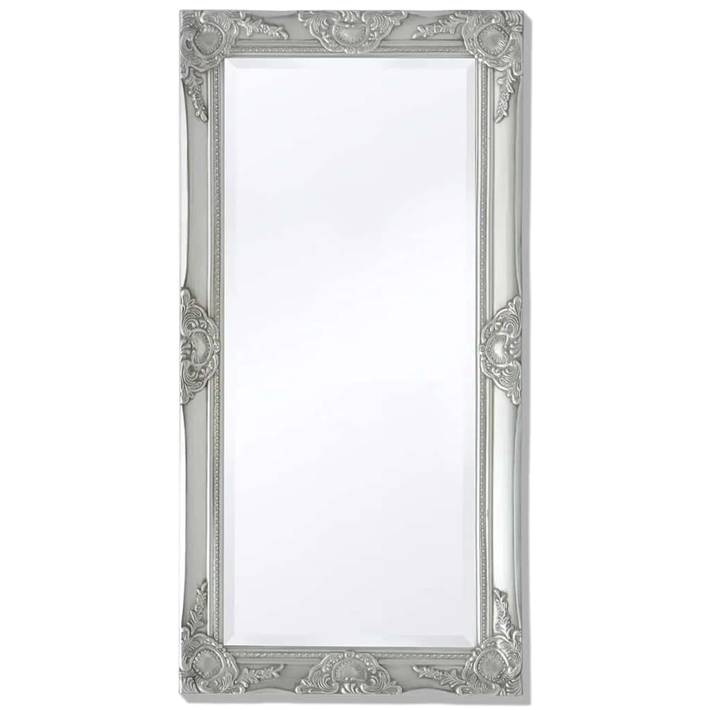 Vidaxl wandspiegel barok 100 x 50 cm zilver
