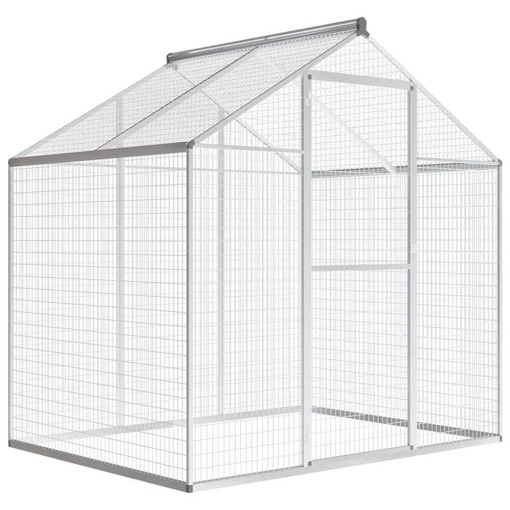 Vidaxl volière 178x122x194 cm aluminium