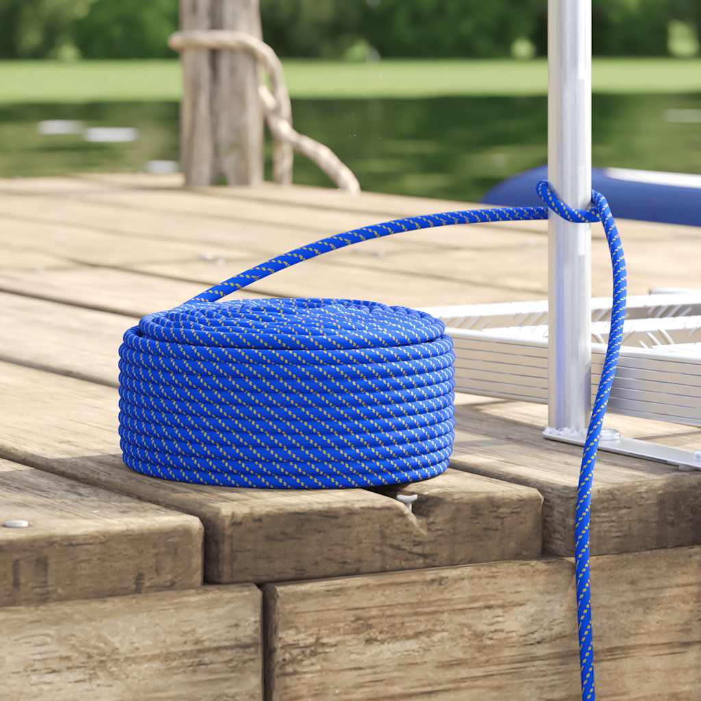 Vidaxl laars touw 10 mm 50 m polypropyleen blauw