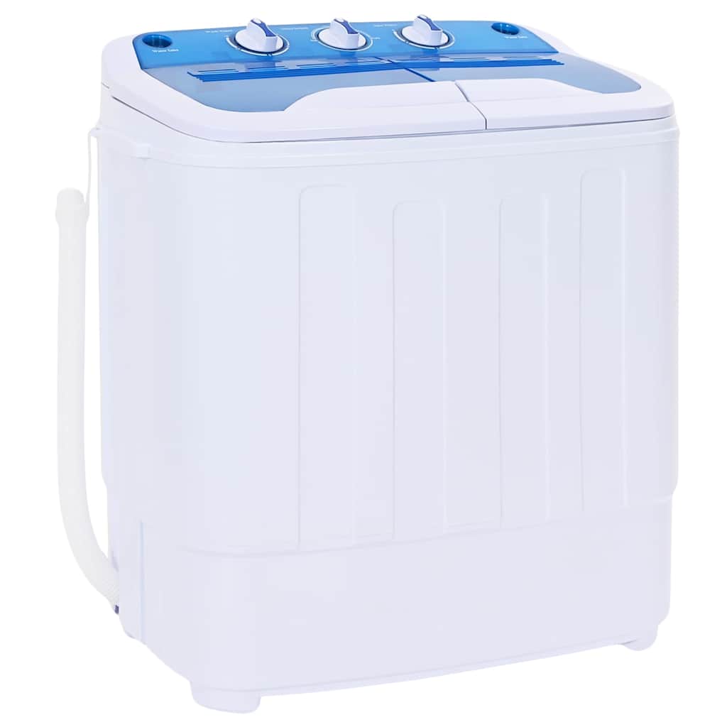 Vidaxl mini wasmachine met dubbele trommel 5,6 kg