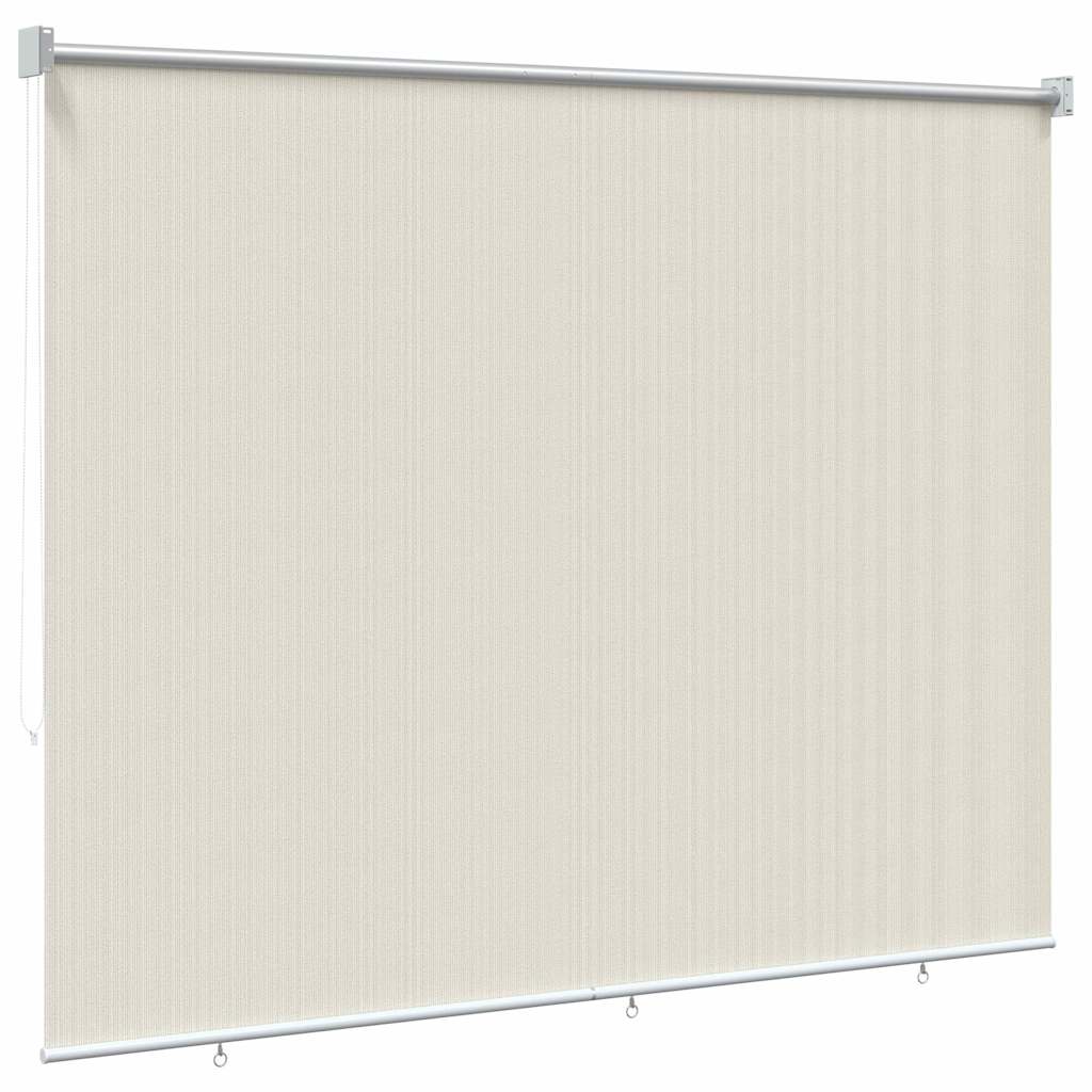 Vidaxl rolgordijn voor buiten 220x140 cm crème