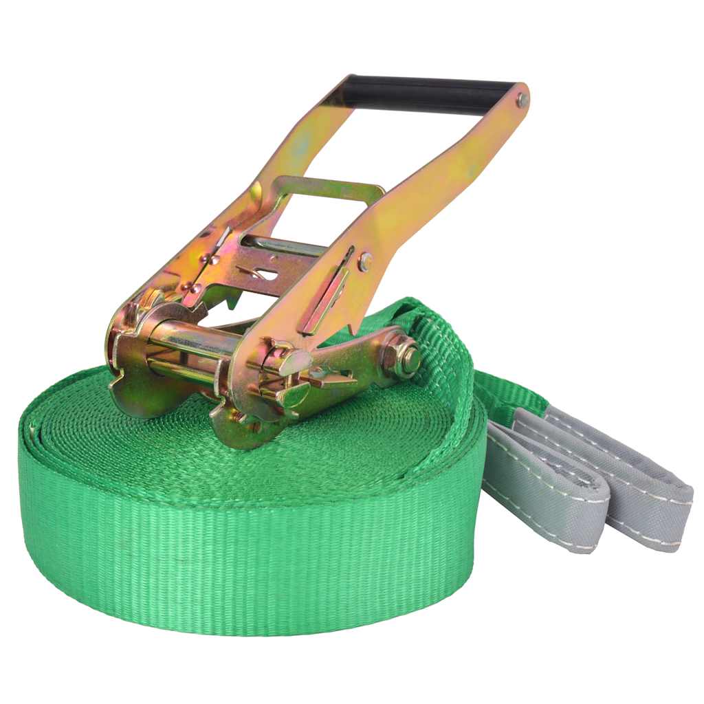 Vidaxl slackline 15 mx 50 mm 150 kg groen