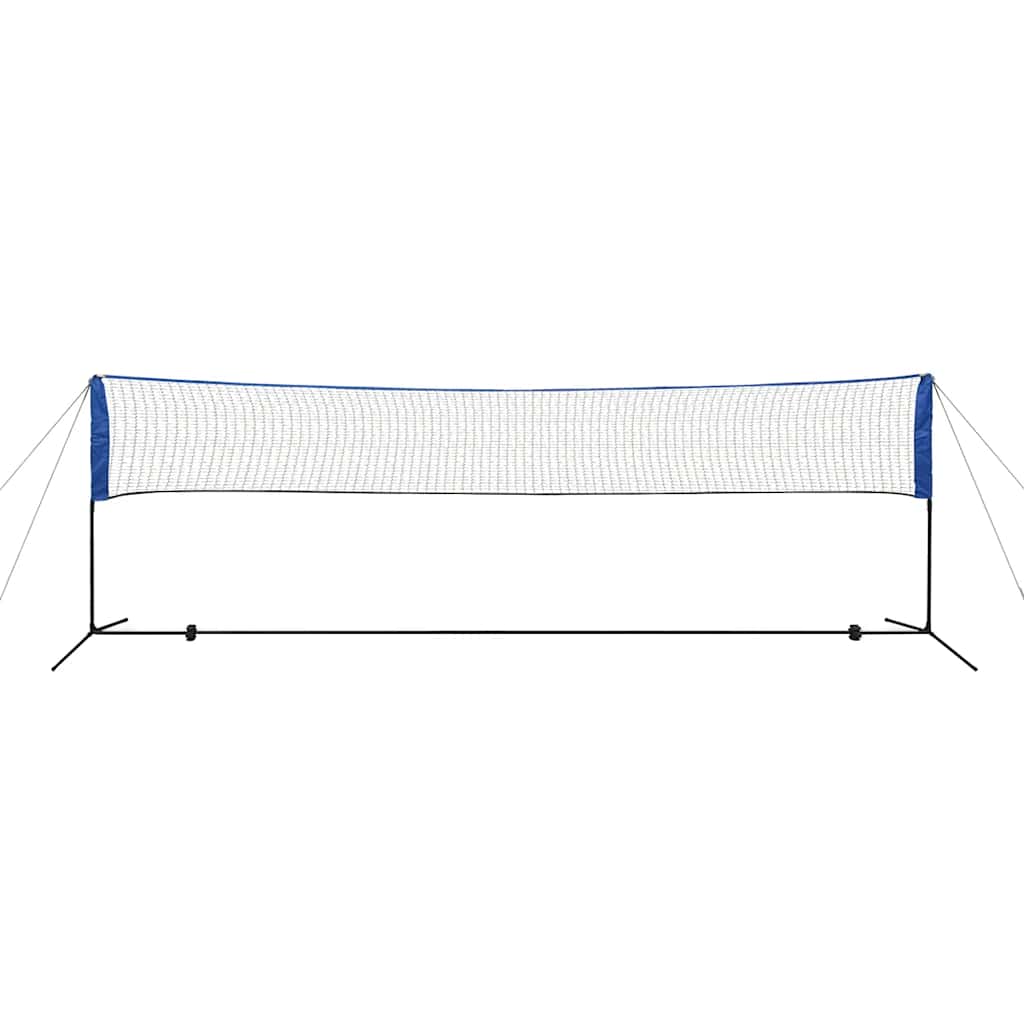 Vidaxl badmintonnet met shuttles 500x155 cm