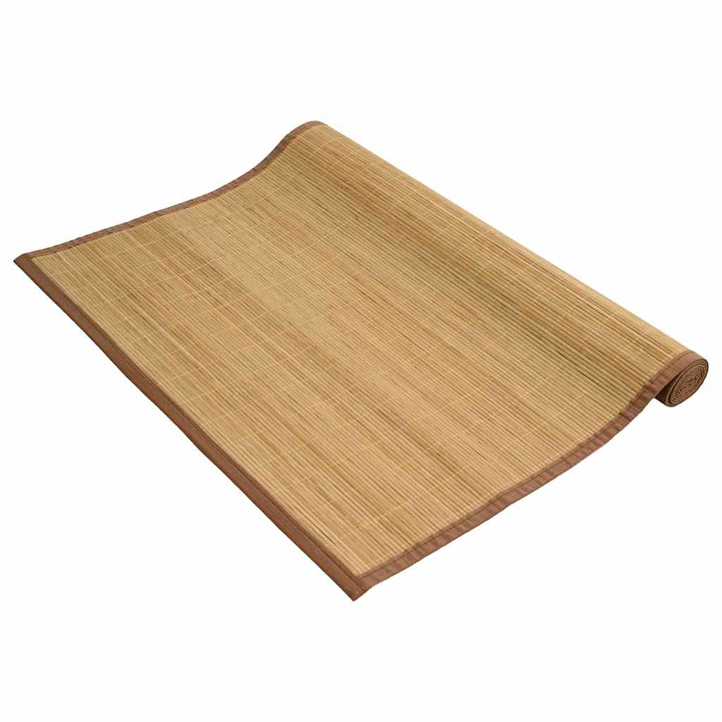 VidaXL Tapijt 160x230 cm bamboe bruin