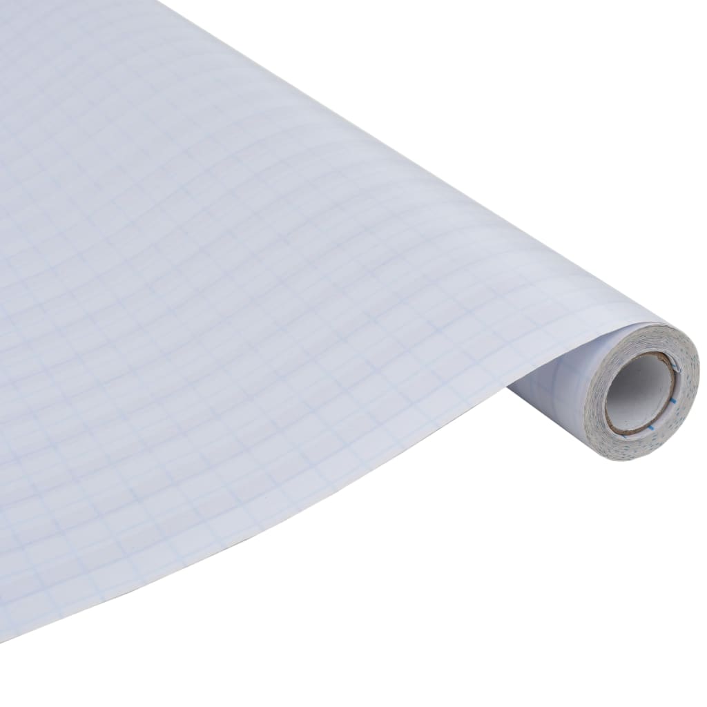 Vidaxl raamfolie strepenpatroon mat 0,9x5m pvc
