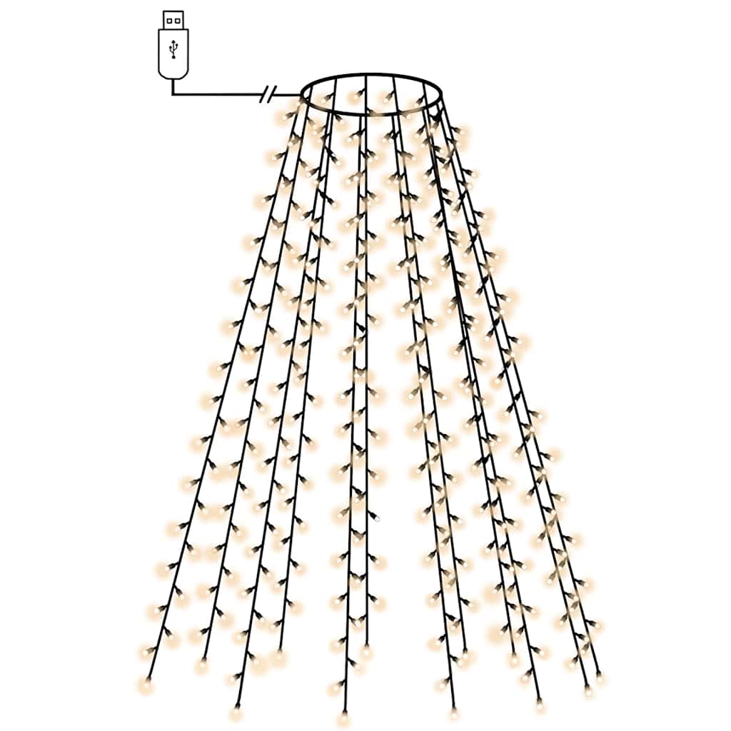 Vidaxl kerstboomverlichting met 210 led's netto 210 cm