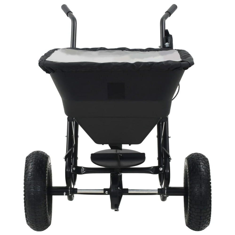 Vidaxl strooiwagen duwmodel 45 l 106x73x76 cm pvc en staal