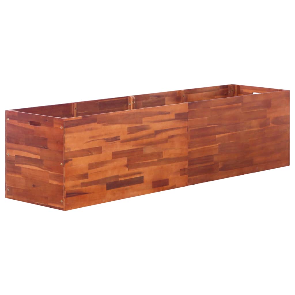 Vidaxl plantenbak 200x50x50 cm acaciahout