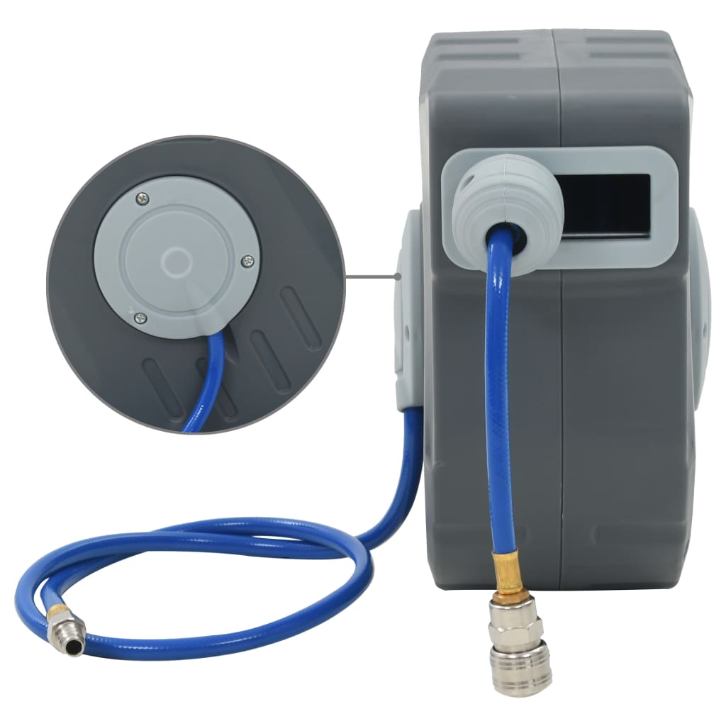 Vidaxl automatisch luchthaspel 1 4 12 m