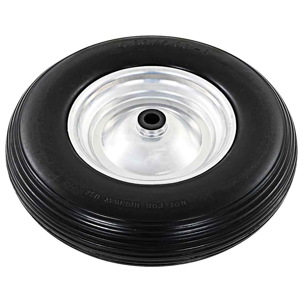 Vidaxl kruiwagenwiel met als 4,00-8 390 mm massief pu