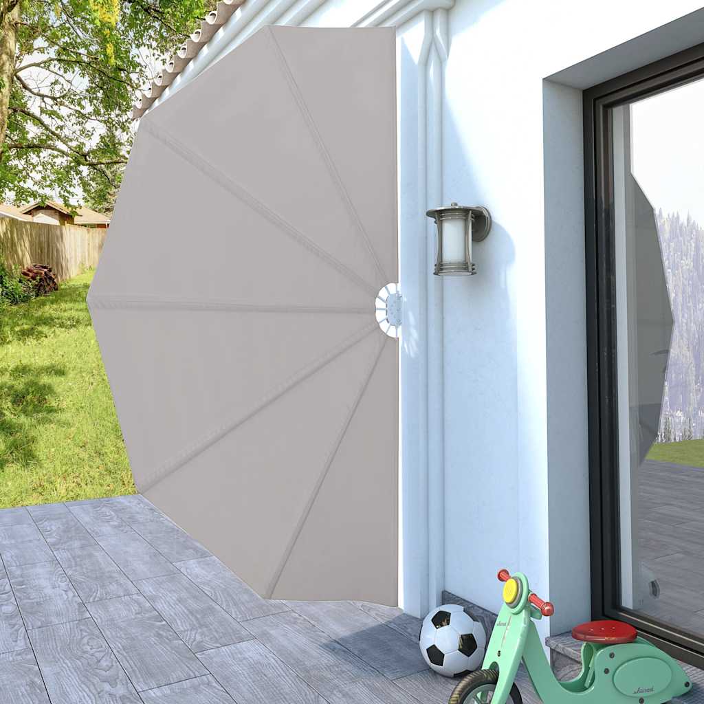 Vidaxl terrasscherm inklapbaar 160 cm crème