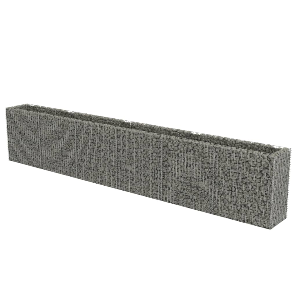 VidaXL Gabion plantenbak vergroot 540x50x100 cm gegalvaniseerd staal