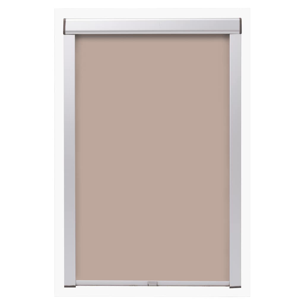 Vidaxl rolgordijn verduisterend beige UK08