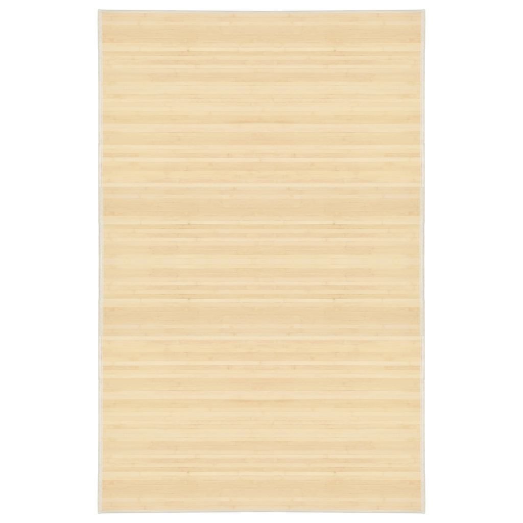 Vidaxl tapijt 100x160 cm bamboe naturel