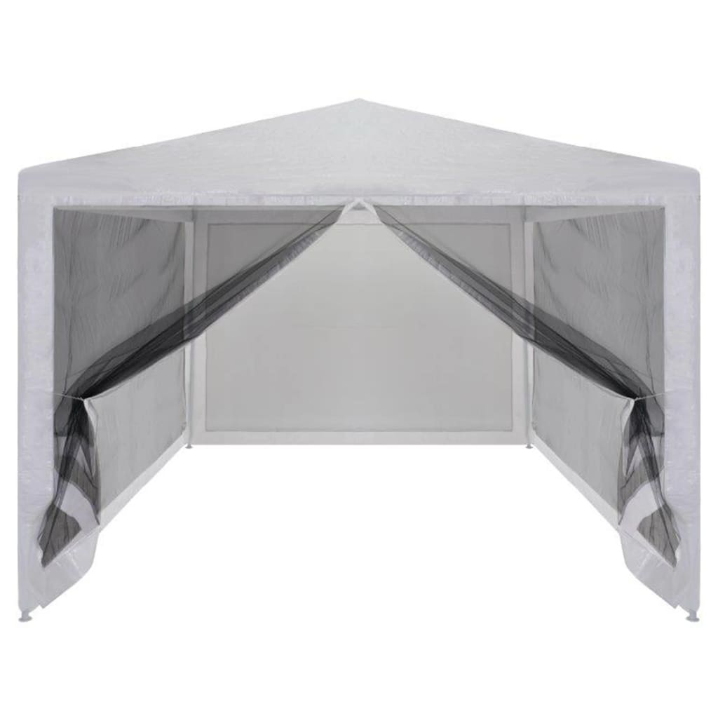 Vidaxl partytent met 4 gaaszijwanden 3x3m