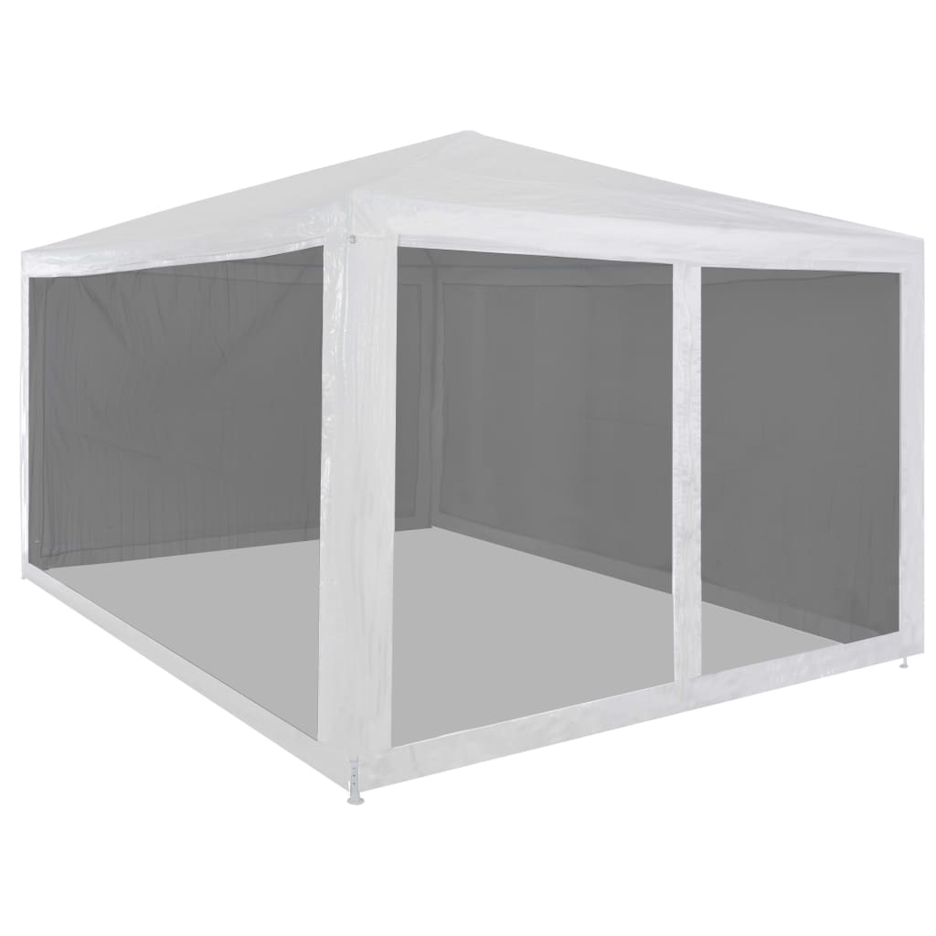 Vidaxl partytent met 4 gaaszijwanden 4x3m