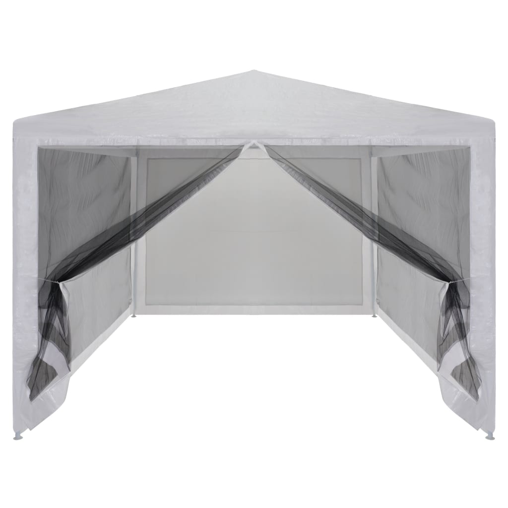 Vidaxl partytent met 4 gaaszijwanden 4x3m