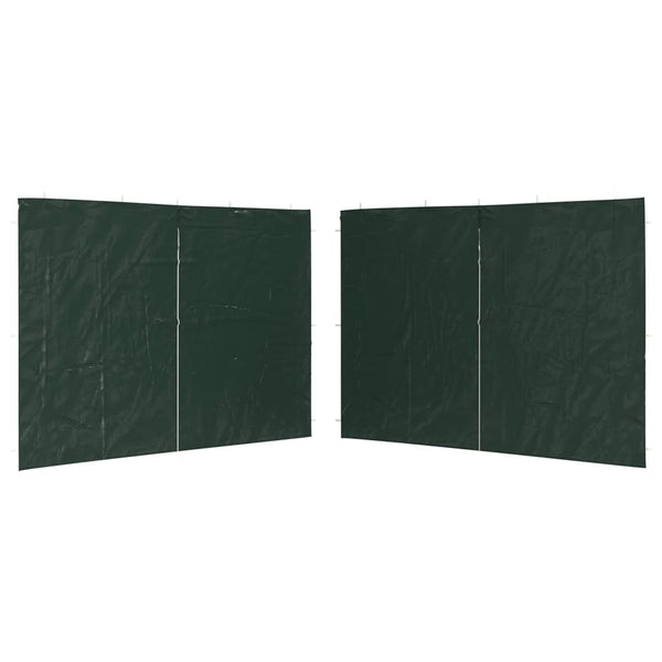 Vidaxl tentwanden 2 st met ritssluiting pe groen