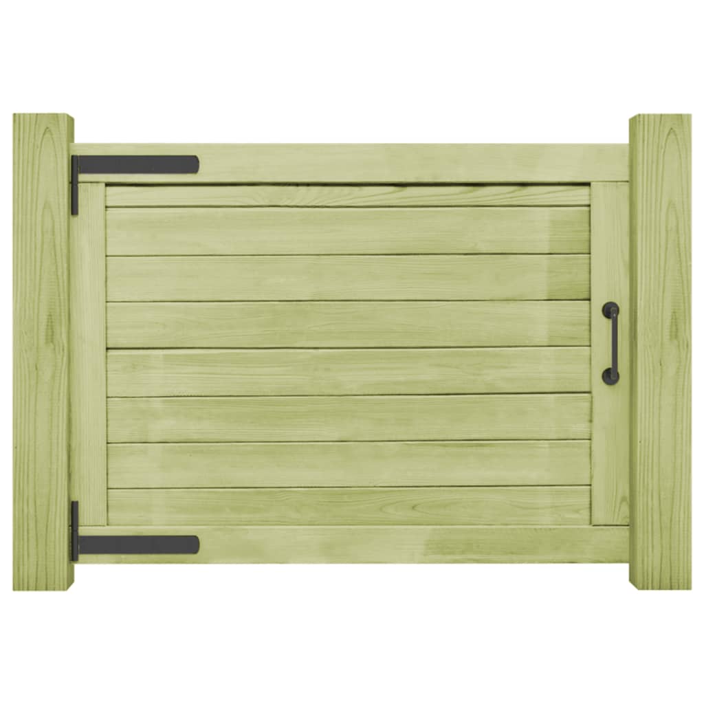 VidaXL Poort 75x100 cm geïmpregneerd groenenhout