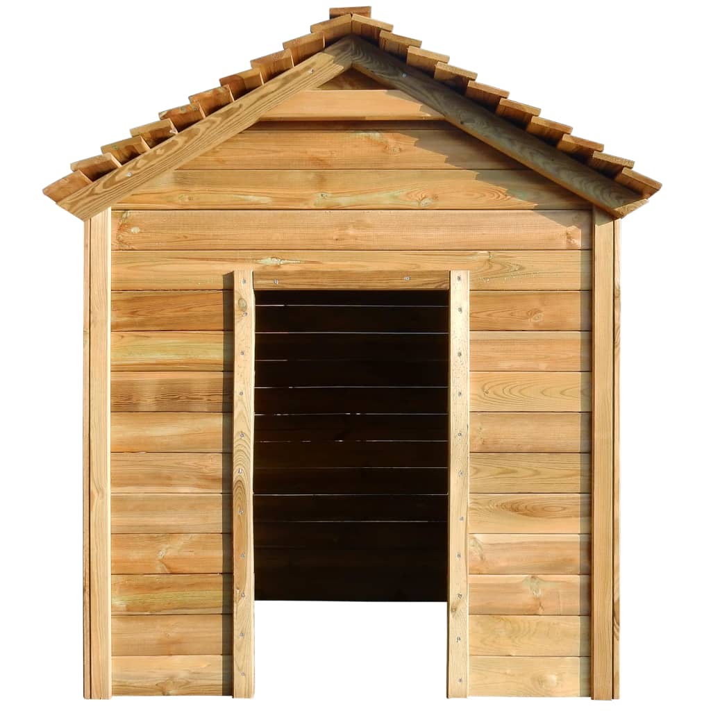 VidaXL Buitenspeelhuis 120x120x146 cm groenhout