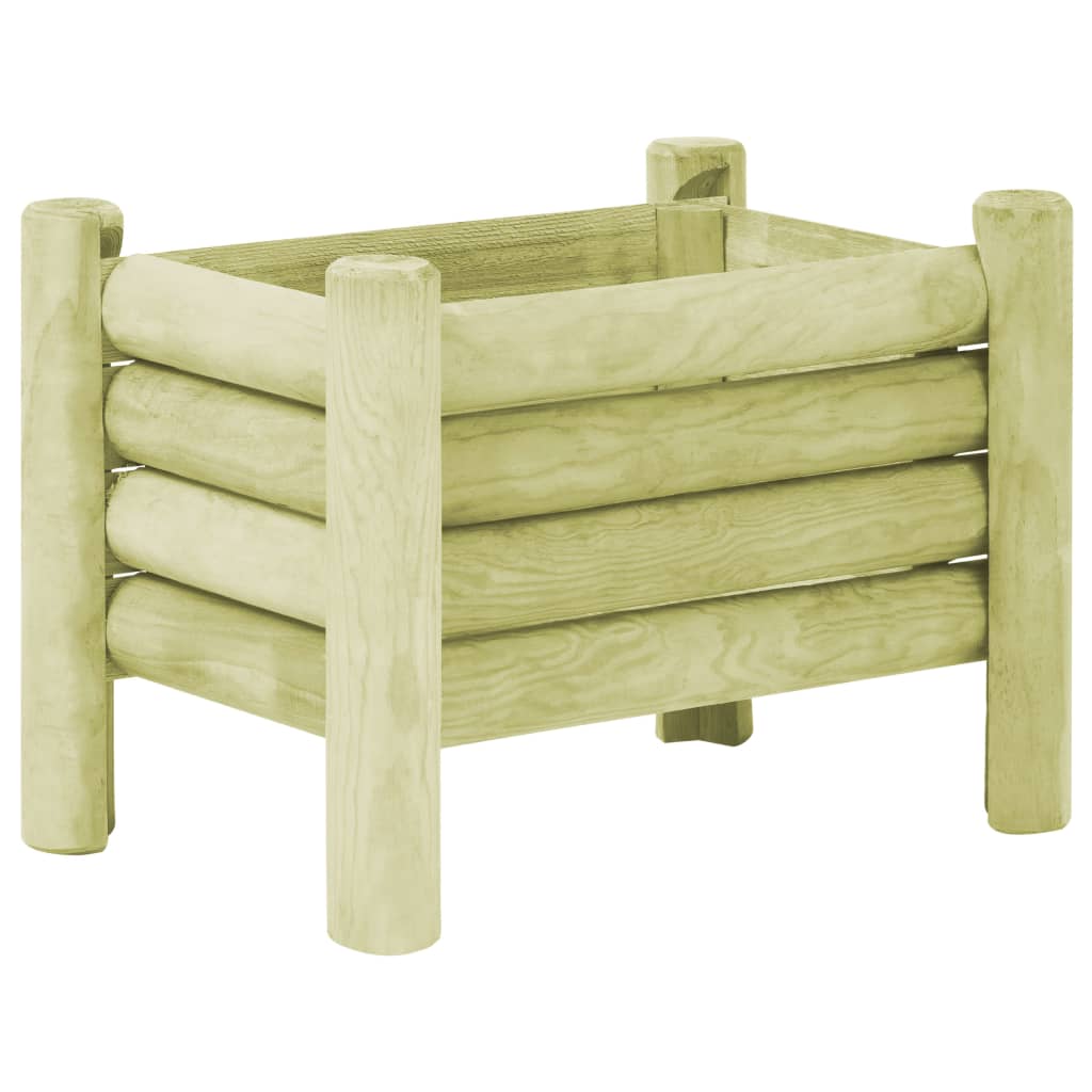 VidaXL Plantenbak geïmpregneerd groenhout 60x40x42 cm