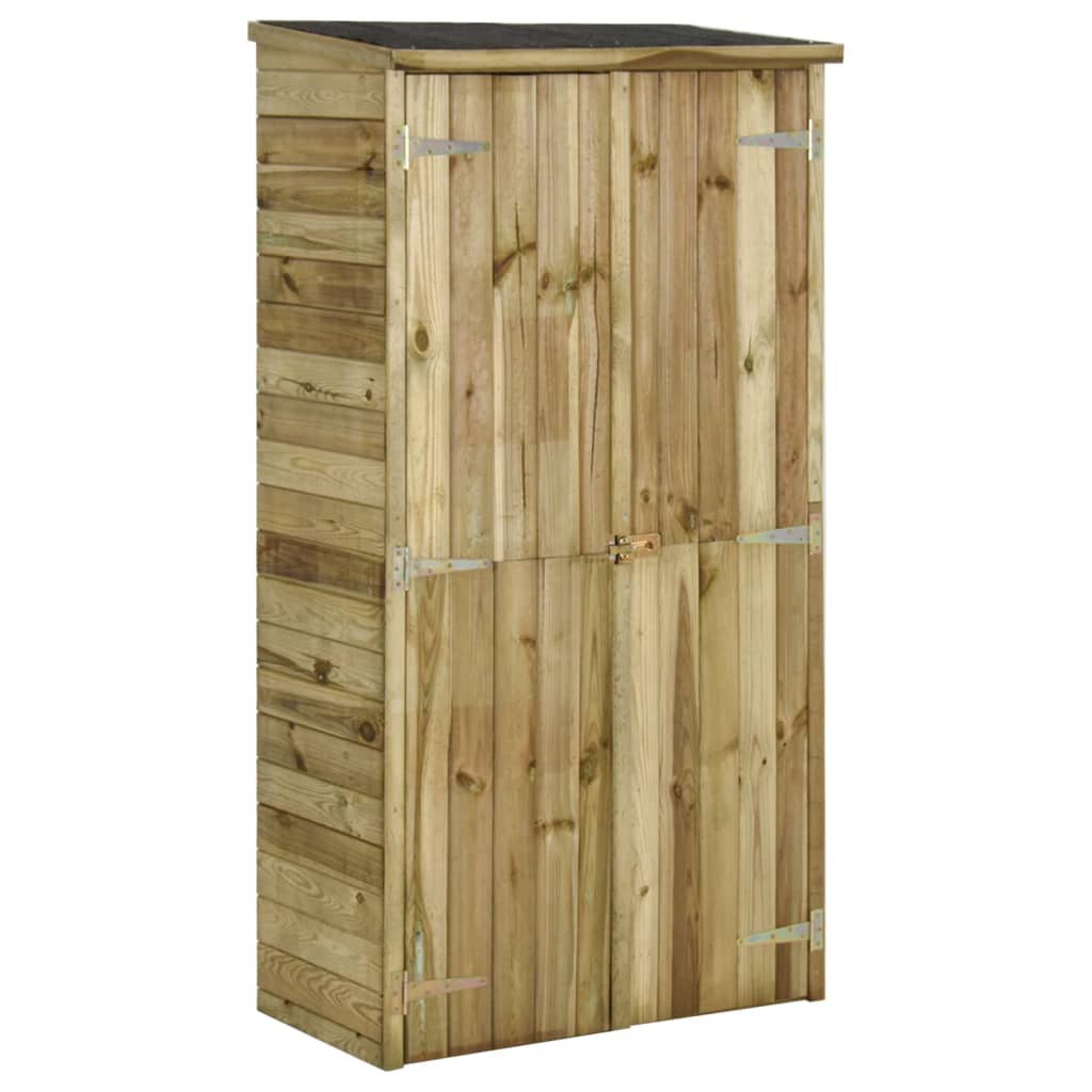 VidaXL Tuinschuur 85x48x177 cm groenhout