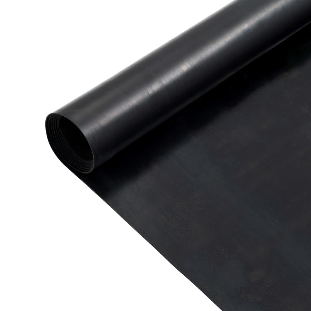 Vidaxl vloermat antislip 1 mm glad 1,2x5 m rubber